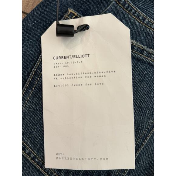 CURRENT ELLIOTT The Original Boyfriend Jean in True Lover Women's Size 24 - Picture 13 of 16
